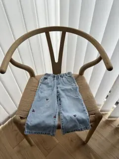 ZARA チェリー刺繍パンツ