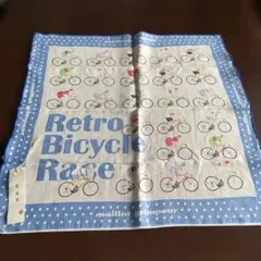 （新品未使用）快晴堂　バンダナ　レトロバイシクルレースのサムネイル