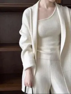 【新品】ニットカーディガン・ニットトップス・ニットパンツ 3点セット