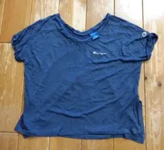 Champion ブルー Tシャツ Mサイズ