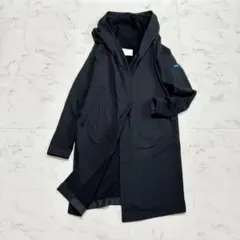 良品 ブルーバードブルバード フーデットカーディガン 羽織 ブラック スウェット