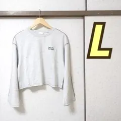 【美品】しまむら ロングTシャツ ショート丈 L