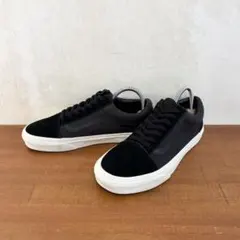 美品　バンズ　オールドスクール　23.0センチ　スエード×ウーブン