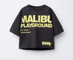 ZARA ベビージャージテキストTシャツ　美品　131