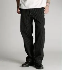 ⭐︎新品⭐︎ Schott BLACK30ヒッコリーストライプデニムのサムネイル