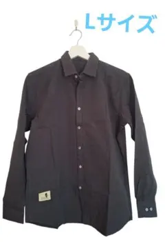 ✨大特価　新品✨メンズ長袖シャツ Lサイズ ブラック