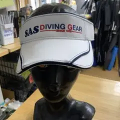 SAS サンバイザー 白