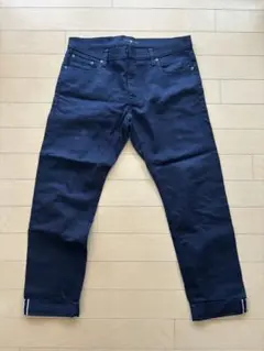 UNIQLO ユニクロ セルビッジスリムフィットストレートジーンズ　＋J