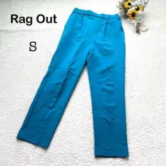 【Rag Out】レディース スラックス カラーパンツ ライトブルー 水色 S