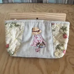 土日限定価格⭐︎スーちゃん　パッチワークポーチ