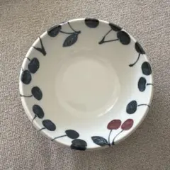 Francfranc 陶器 ボウル 葉と果実のデザイン