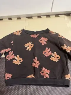 ⑬ H&M ウサギ柄 トレーナー 92