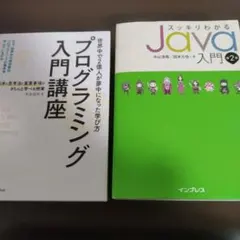 プログラミング　本　2冊