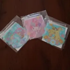 サンリオ　サンリオキャラクターズジッパーバッグ賞3種