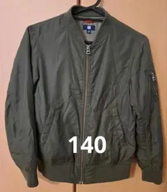 UNIQLO MA-1ジャケット　カーキ 140サイズ