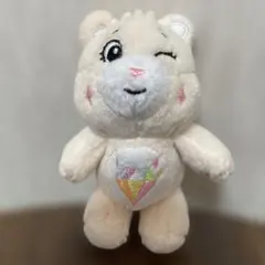 ケアベア　スパークルハートベア　マスコット ぬいぐるみ　ボールチェーン付き