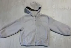 キッズ　GU フリースジャケット フード付き 150