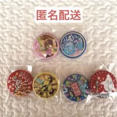 【メルカリ便使用・未使用品】ディズニー　刺繍缶バッジ2　6個セット