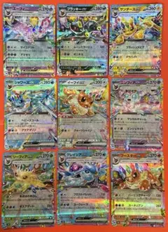 テラスタルフェス ブイズ ex RR 9種類 まとめ売り - メルカリ