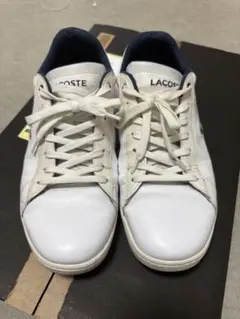 タ*ラ様 LACOSTE ホワイトレザー スニーカー