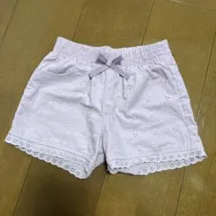 ショートパンツ〖120〗 パープル 紫 短パン