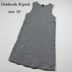 OshKosh Bgosh チェック柄 ノースリーブワンピース 美品 140のサムネイル