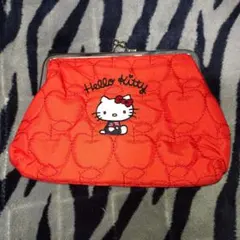 ハローキティ　リンネル　付録　がま口ポーチ・ガチャ　アイムハローキティフィギュア