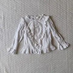 ザラキッズ フリル付き長袖ブラウス キッズ116