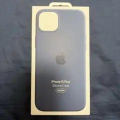 [新品未開封]iPhone15Plus 純正シリコンケースStorm Blue