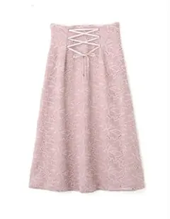 【新品タグ付】PROPORTION フラワー刺繍バックレースアップスカート