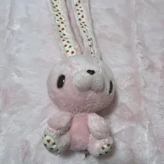 汎用うさぎ ぬいぐるみ マスコット ピンク 希少