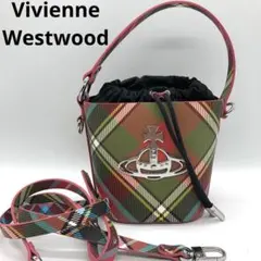 美品✨ヴィヴィアンウエストウッド　2way ショルダーバッグ　オーブ　チェック