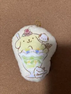 サンリオ 当たりくじ クッションマスコット ポムポムプリン イエロー