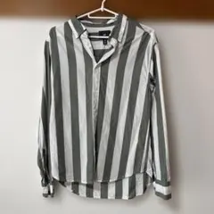 H&M ストライプ　シャツ　Sサイズ