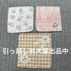 ディズニーキャラクタータオルセット　ハンカチセット