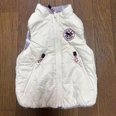 DOUBLE.B ベビーベスト アイボリー　80cm B級品