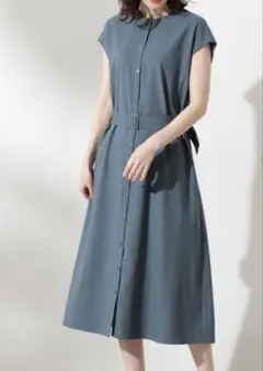 N.（N. Natural Beauty Basic）トロミシャツワンピース