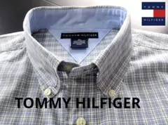 【美品】トミーヒルフィガー 長袖 ボタンダウンシャツ チェック柄 XL