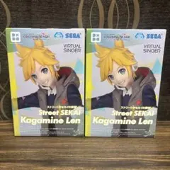 プロジェクトセカイ ストリートのセカイの 鏡音レン フィギュア 2個セット