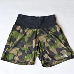 ノースフェイス エンデュリスレーシングショーツ M リッジラインカモ