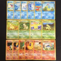 ポケモンカード 旧裏面 御三家 進化ライン まとめ 16枚