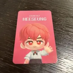 ENHYPEN WORLD 韓国 ポップアップ ゲーム 認証特典 トレカ ヒスン