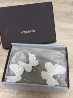 orgablanca 蝶ヘアピン 3本セット - メルカリ