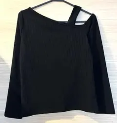 INGNI イング オフショルダートップス 肩出し 長袖 ブラック