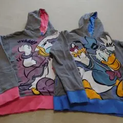 東京ディズニーリゾート ドナルドダック パーカー LとМ　セット売りです。