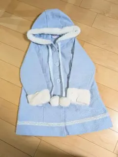 水色コート　110cm