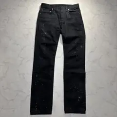 D5090◾️ディオール コットン　ブラックデニム　ジーンズ　コーティング D5090◾️ディオール コットン ブラックデニム ジーンズ