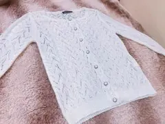 白 レース カーディガンのサムネイル