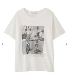 cocodeal フライヤーグラフィックTシャツ/オフホワイトのサムネイル