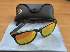か*ぇ様 OAKLEY オレンジレンズ スクエアサングラス